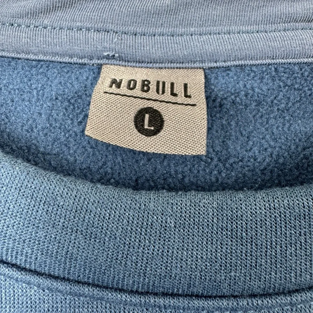 NOBULL Blue Crossfit Mens L/S Performance Crewneck Sweater Size Large